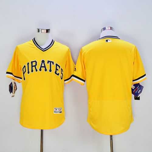 Pittsburgh Pirates Customized Men's Gold Flexbase Collection Stitched Baseball Jersey,We sell and wholesale Pittsburgh Pirates Customized Men's Gold Flexbase Collection Stitched Baseball Jersey on line form chian!